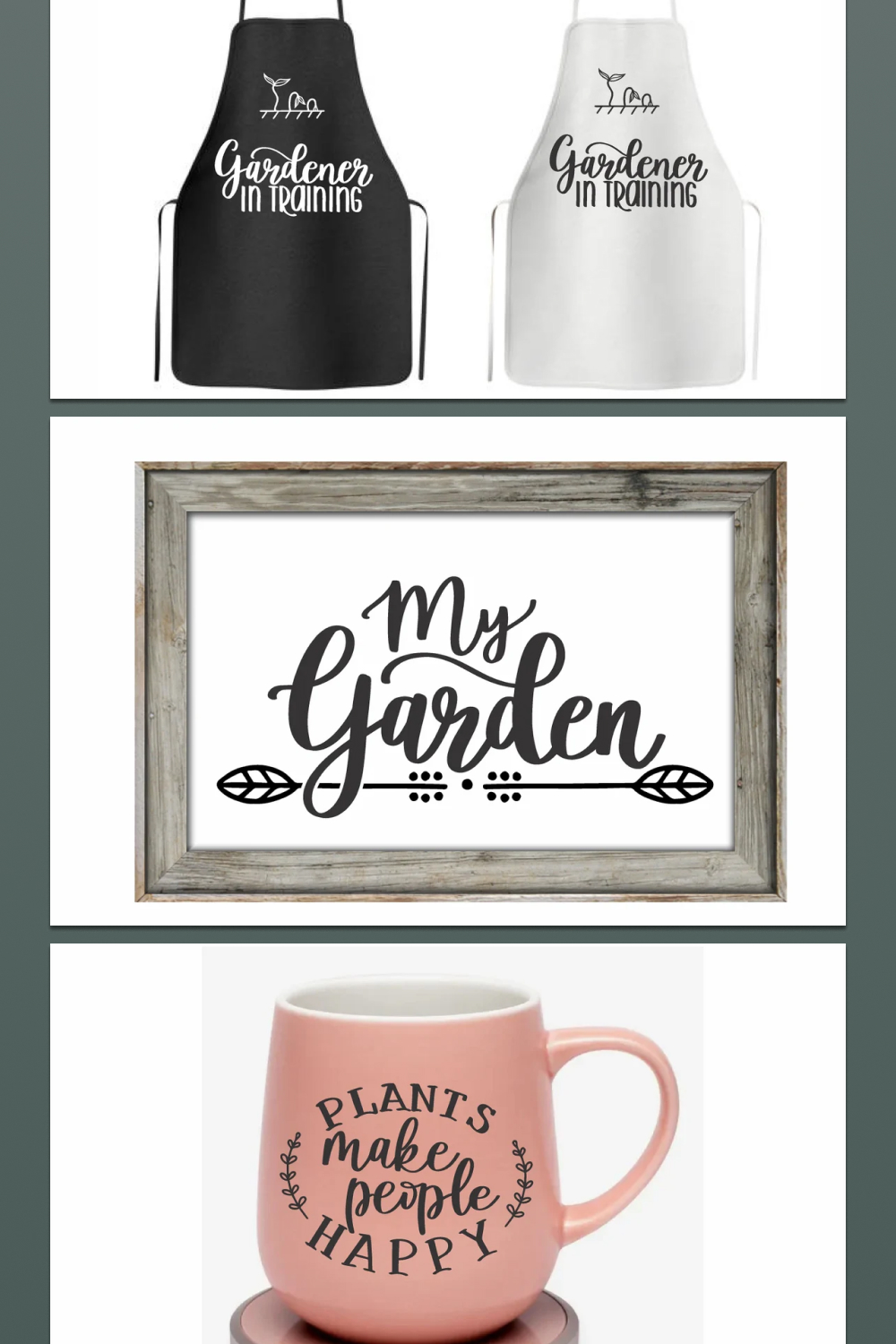 Prints for your personalization for aprons, mugs and paintings.