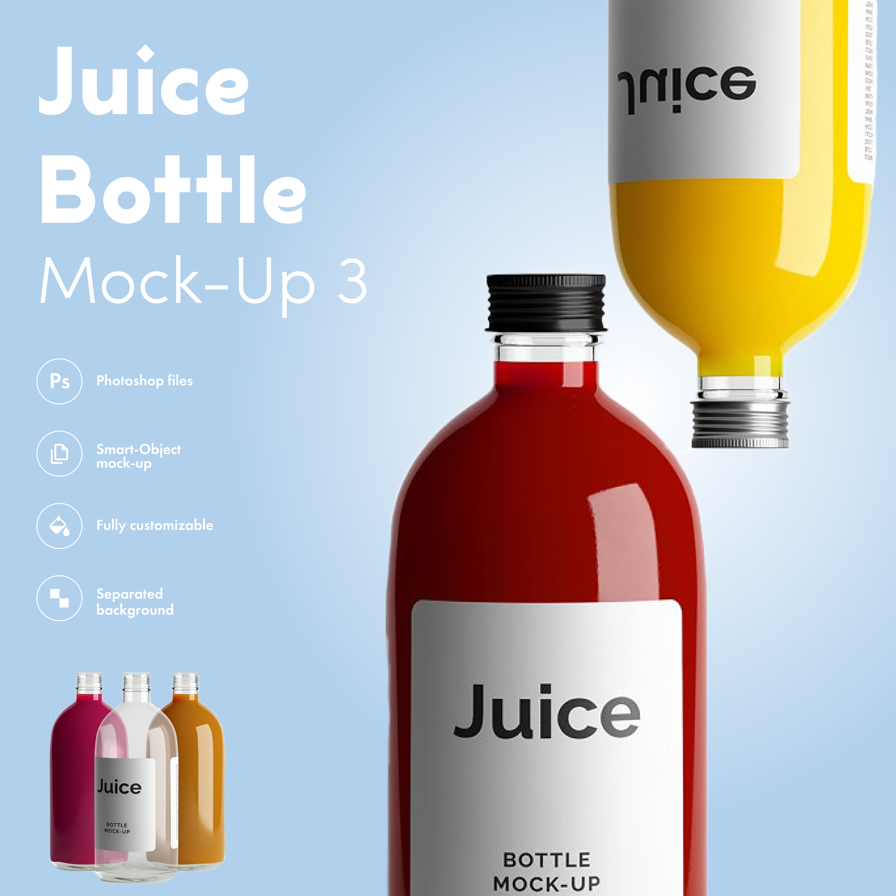 Juice bottle mock up 3 preview.