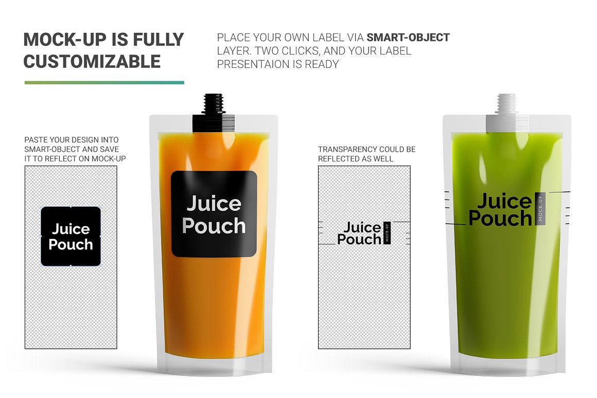 Any option to use prints on a juice pack.