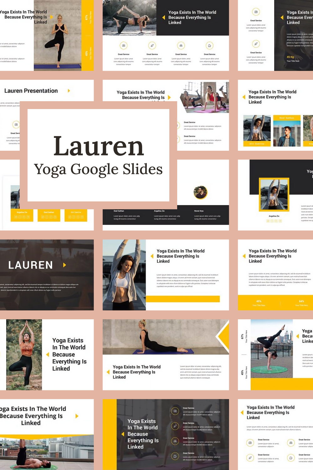 Lauren yoga google slides of pinterest.