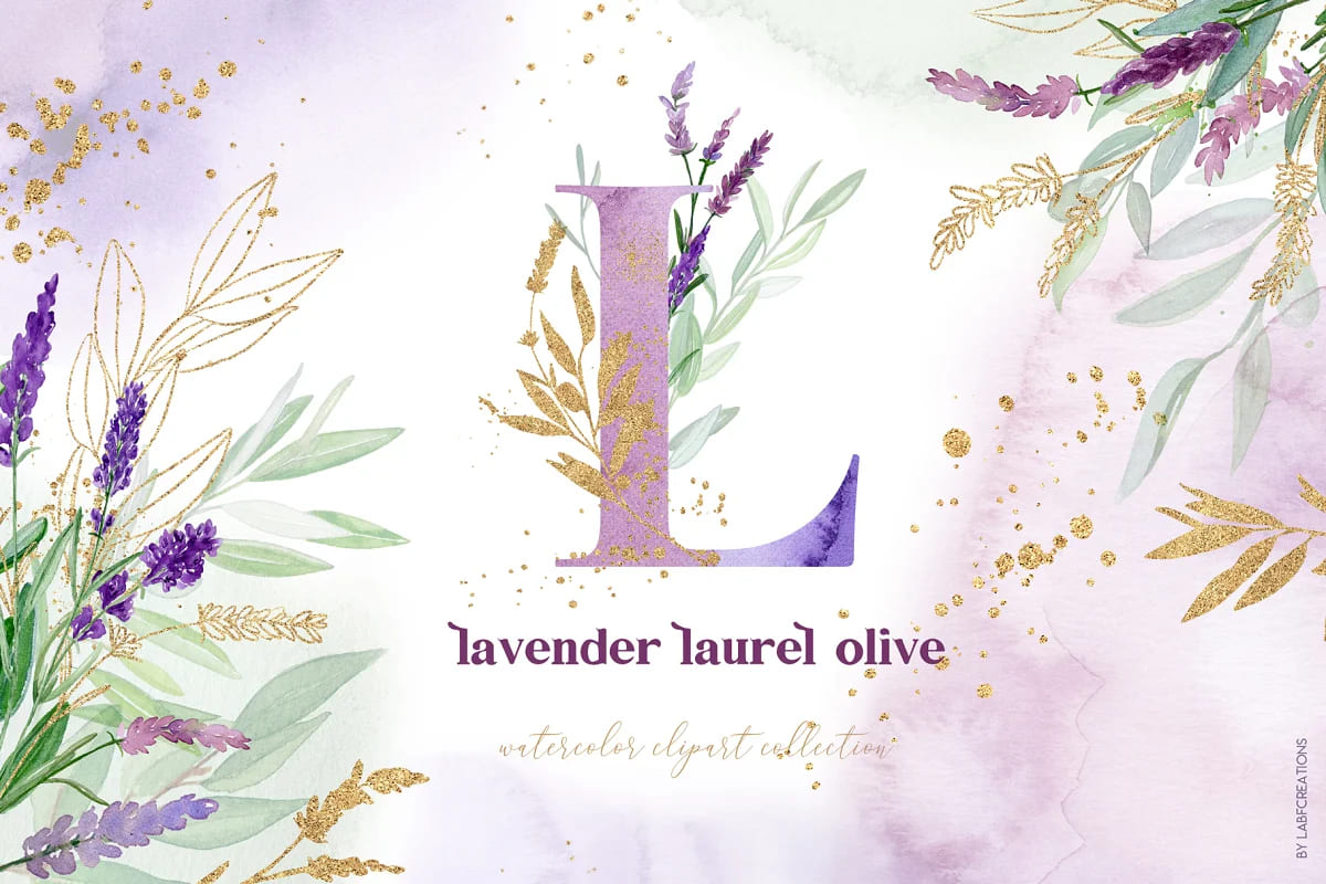 Sale Lavender Laurel Olive Flowers facebook image.