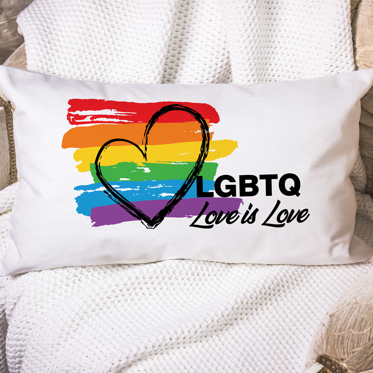 LGBTQ love is love svg preview.