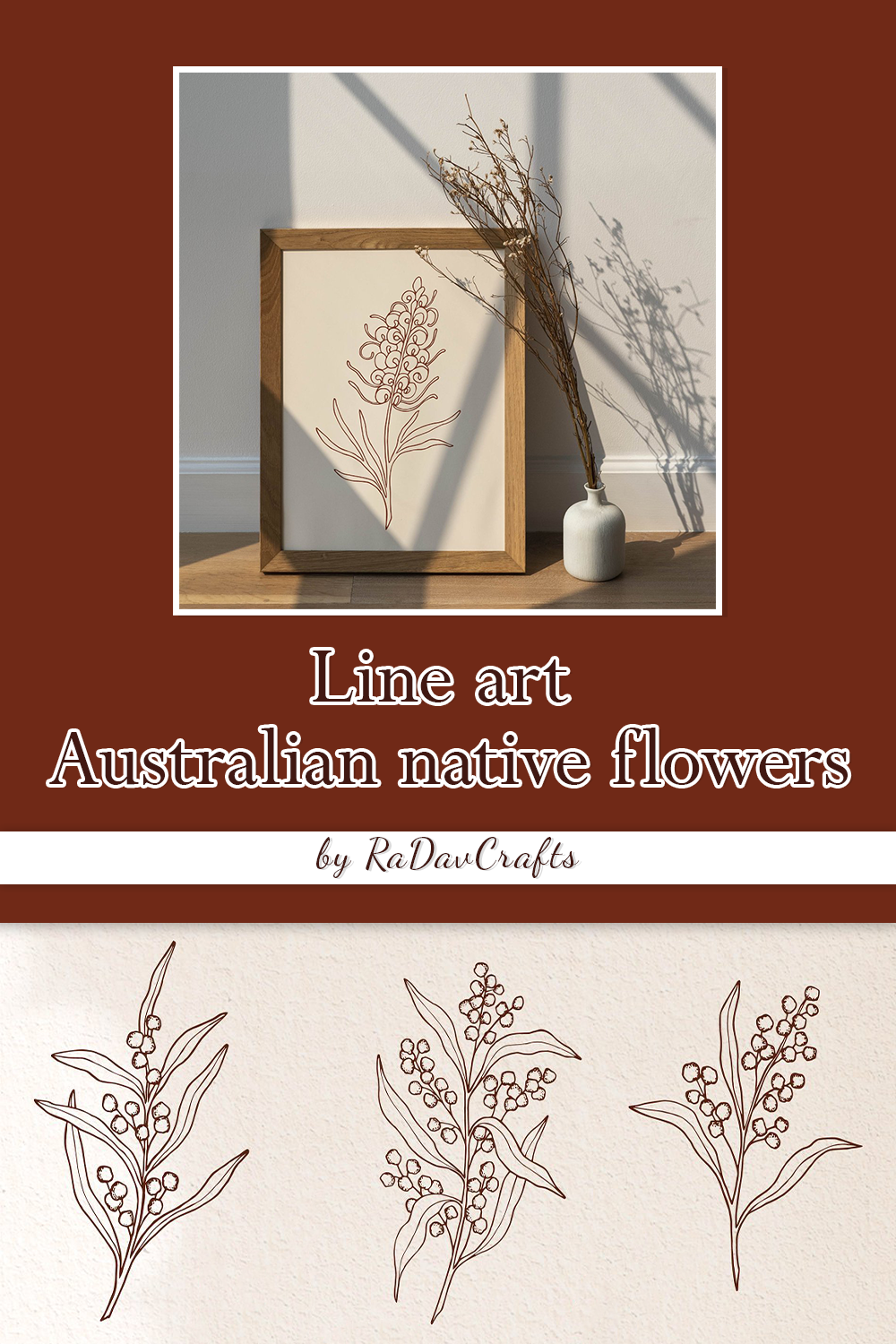 Line art australian native flowers of pinterest.