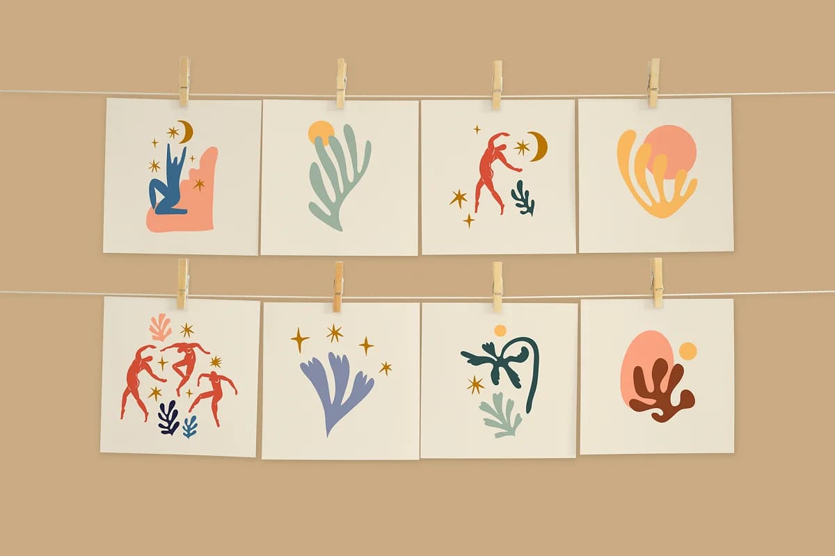 matisse bundle illustrations.