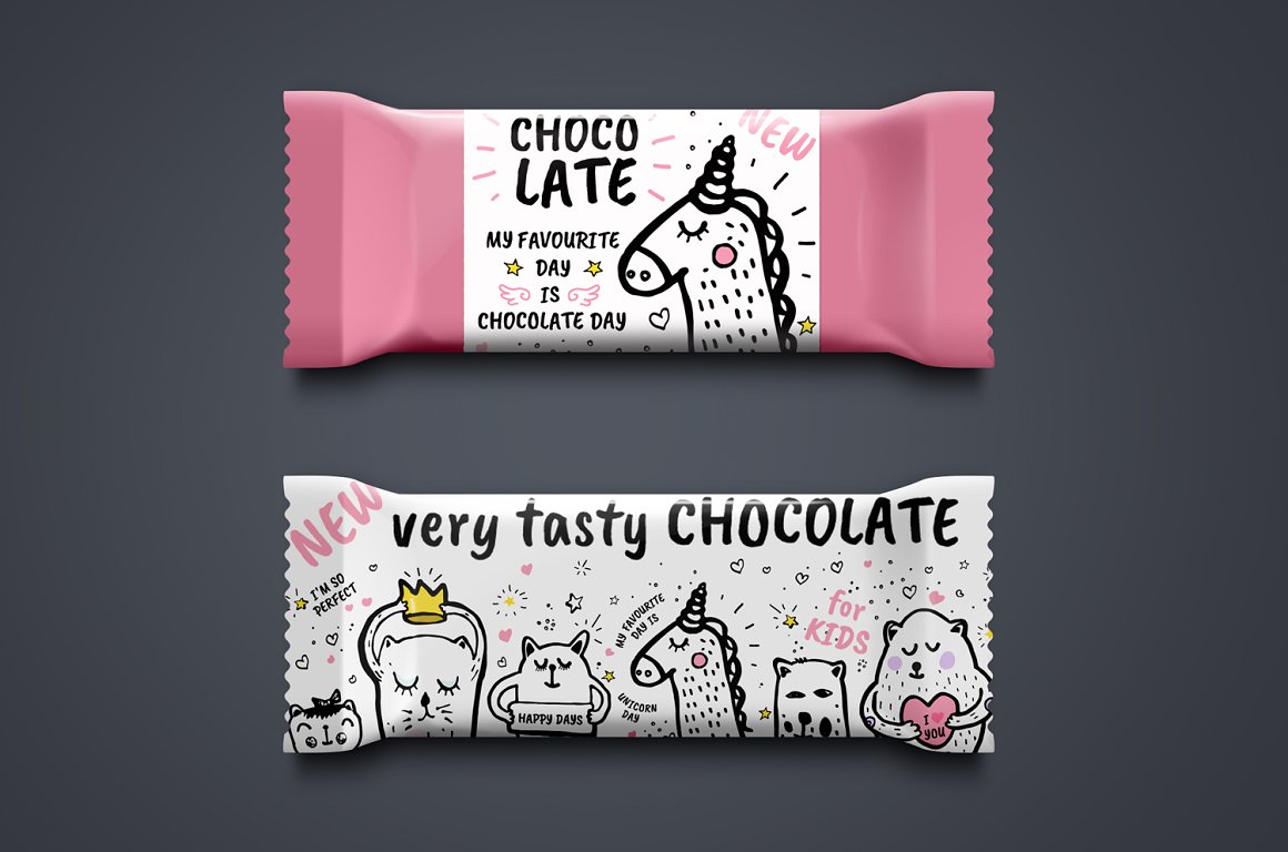 Print on candies with animals.