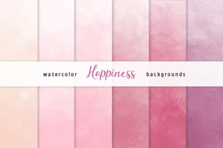 Ombre Watercolor Backgrounds Bundle – MasterBundles