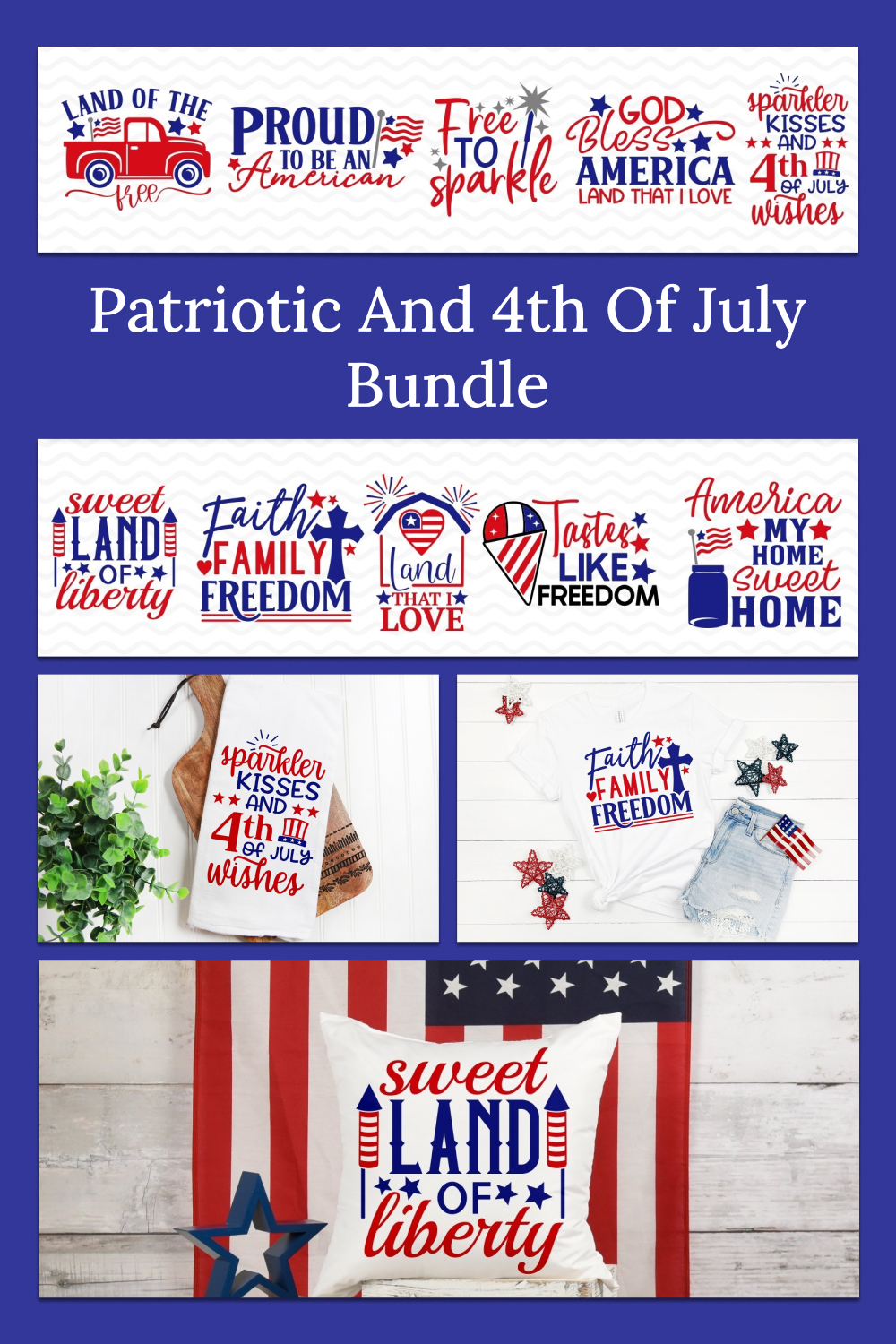 Patriotic and 4th of july svg bundle of pinterest.