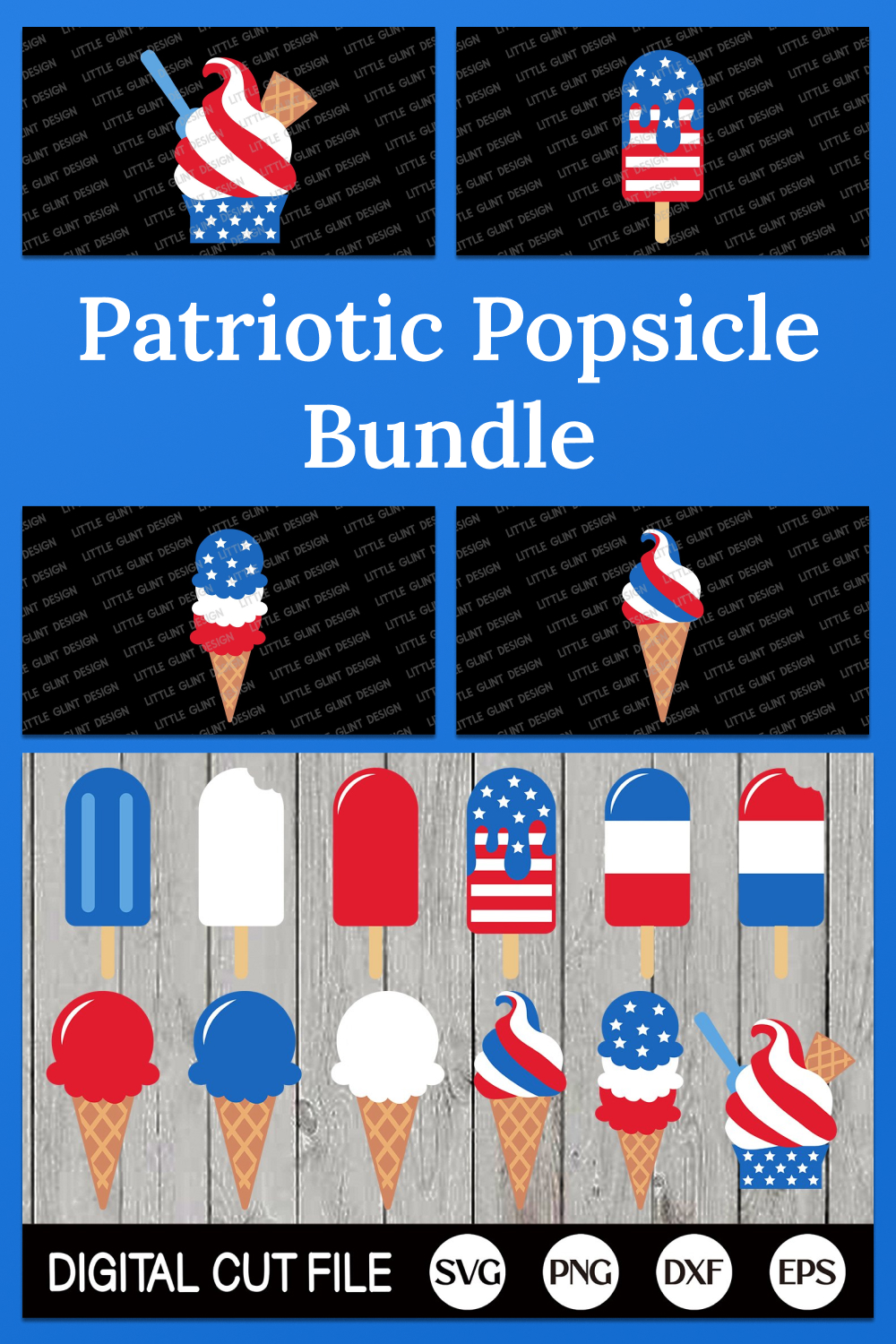 Patriotic popsicle bundle of pinterest.