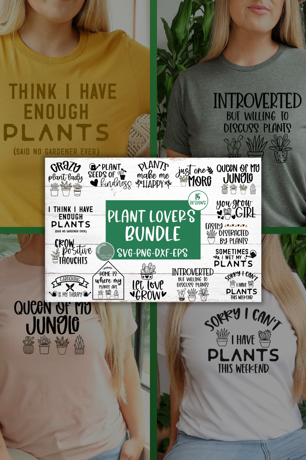 Plant lovers bundle of pinterest.