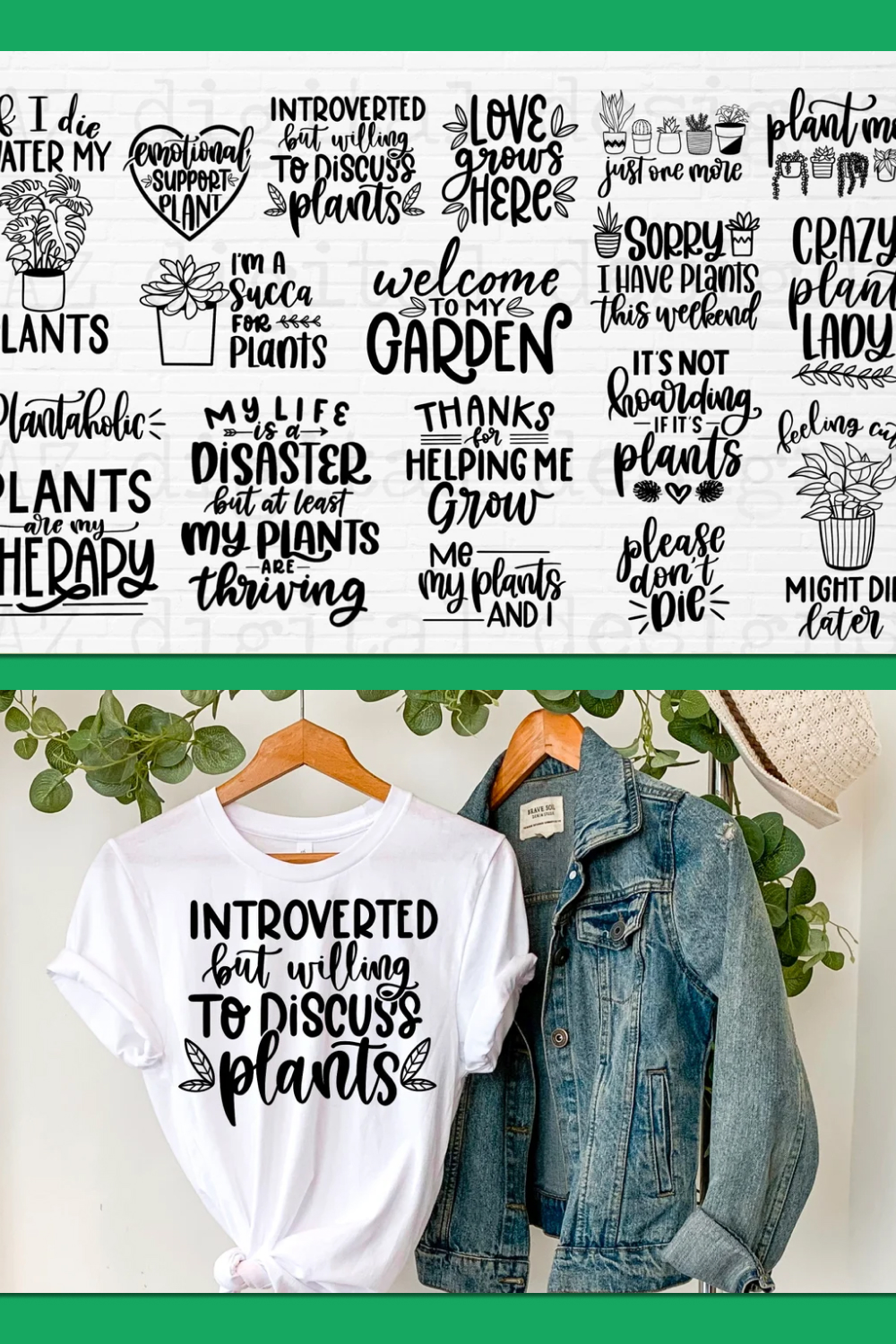 Unique prints with use for clothing personalization.