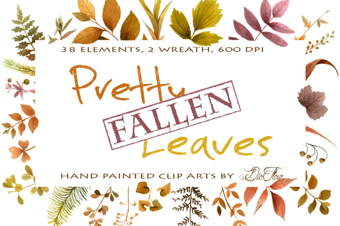 Logo with preview of leaves.