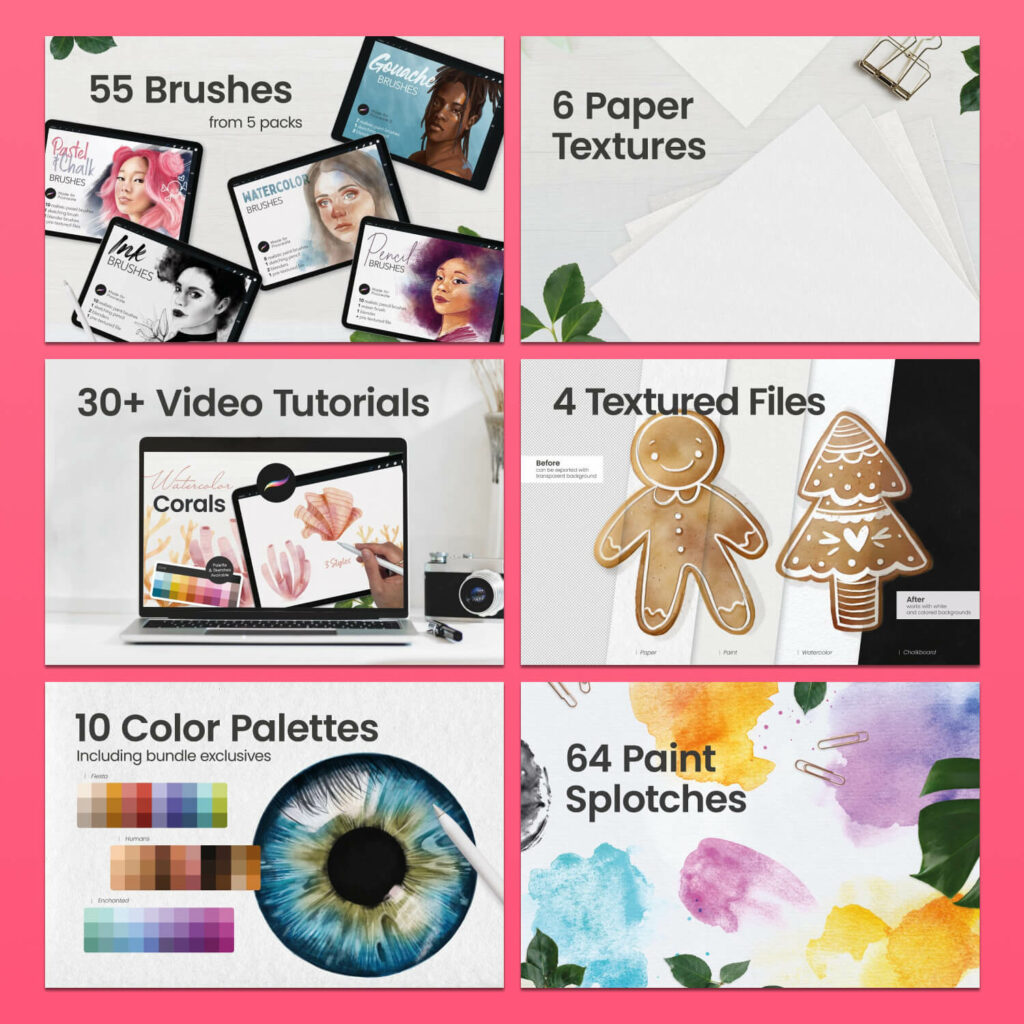 Procreate Big Brush Bundle – MasterBundles