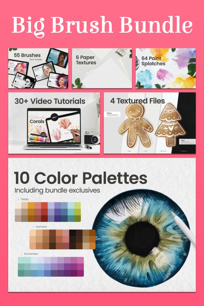 Procreate Big Brush Bundle MasterBundles