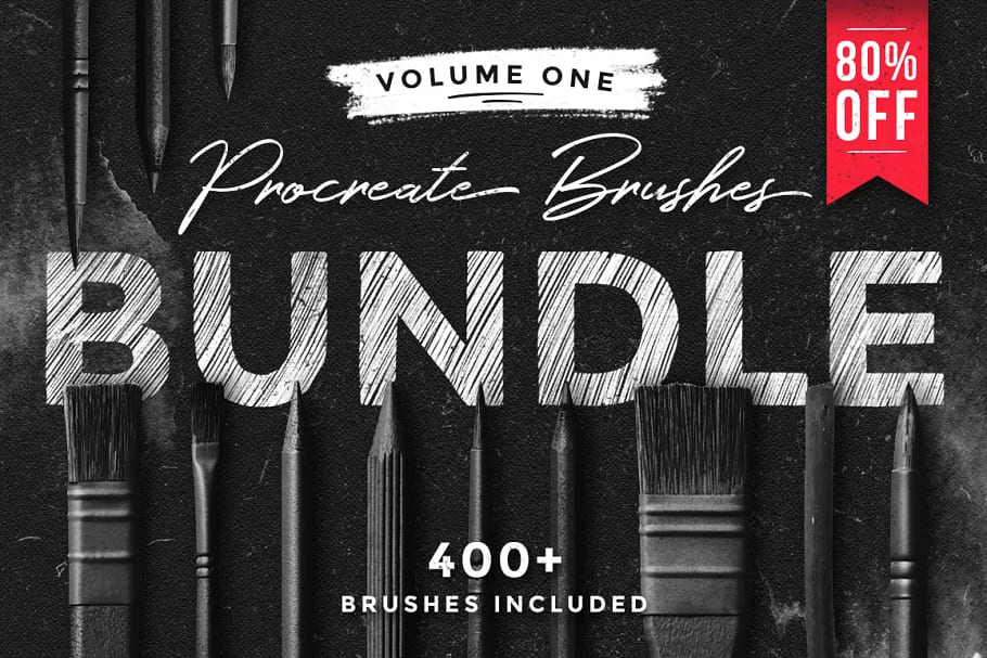 procreate brushes bundle for your designs.