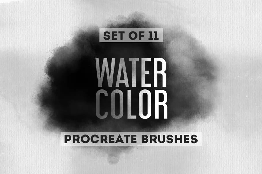 procreate brushes bundle, watercolor procreate brushes.