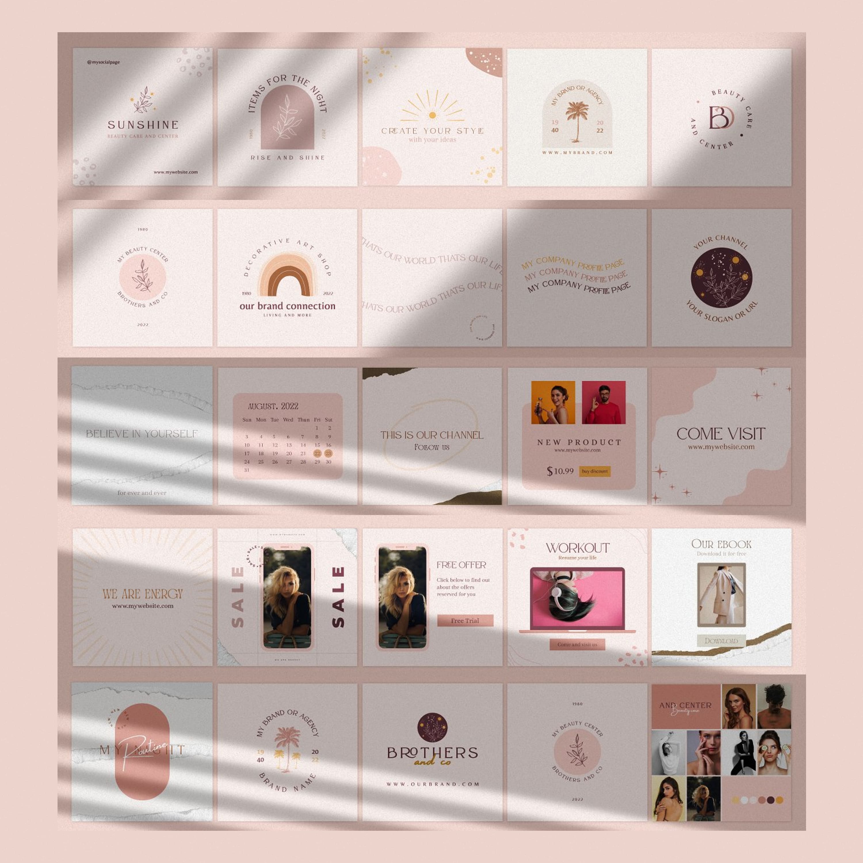 PSD Canva Instagram Beauty Kit 1500x1500 2.