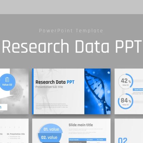 Research Data PPT Template | Master Bundles