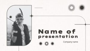 Retro 1920s Powerpoint Template Free MasterBundles
