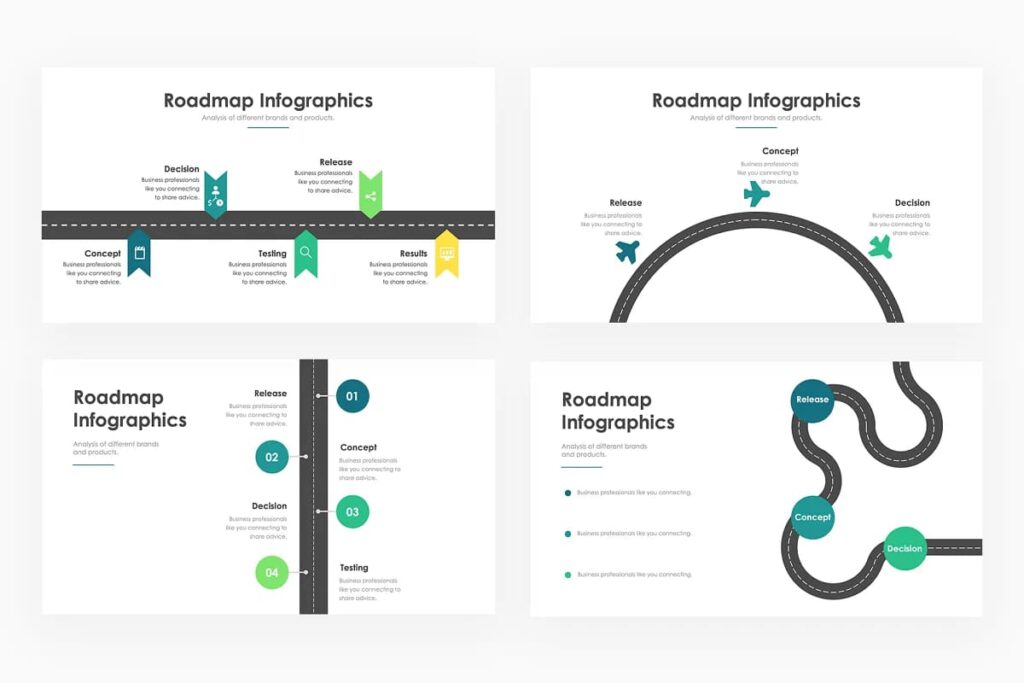 Roadmap Infographics - Powerpoint – Masterbundles