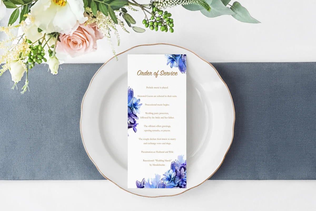 romantic hyacinths good for invitations design.