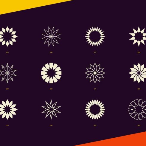 96 Logo Marks & Geometric Shapes | Master Bundles