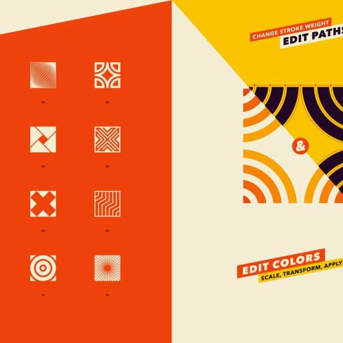 96 Logo Marks & Geometric Shapes | Master Bundles