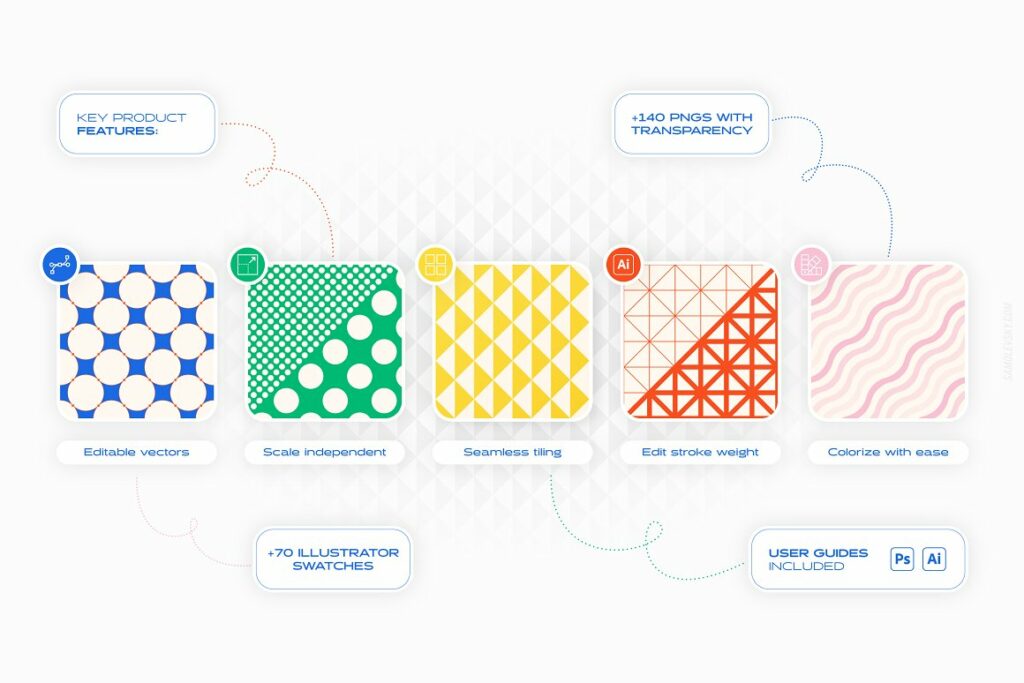 Essential Geometric Patterns Pack – MasterBundles