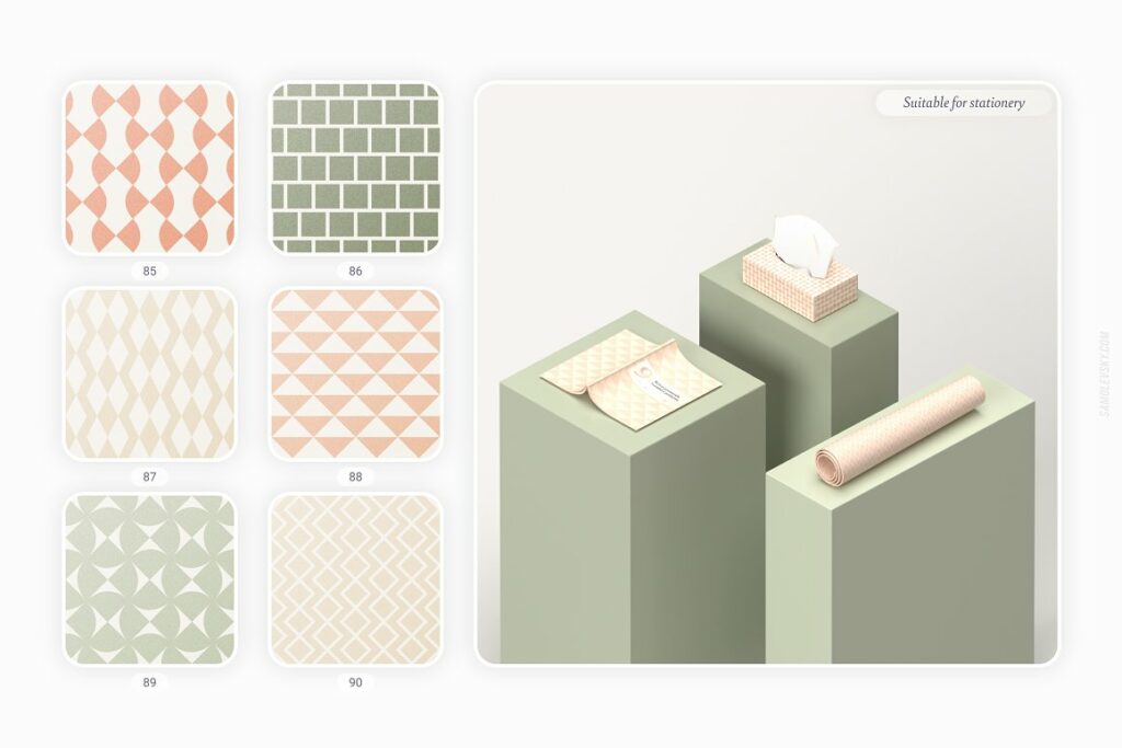 Retro Geometric Seamless Patterns – MasterBundles