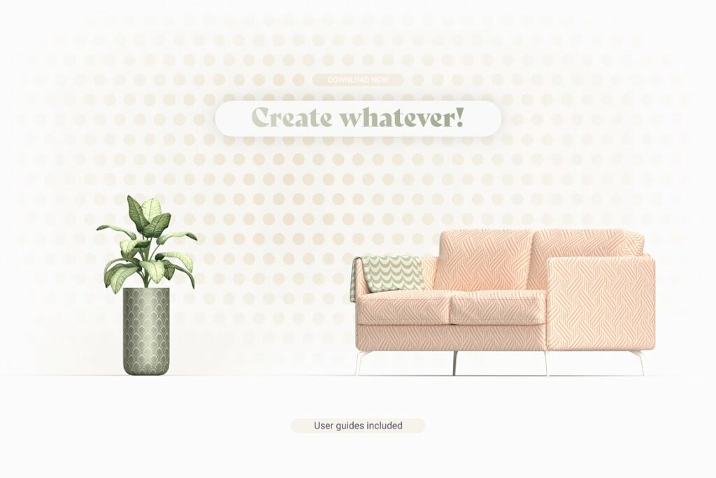 Retro Geometric Seamless Patterns – MasterBundles