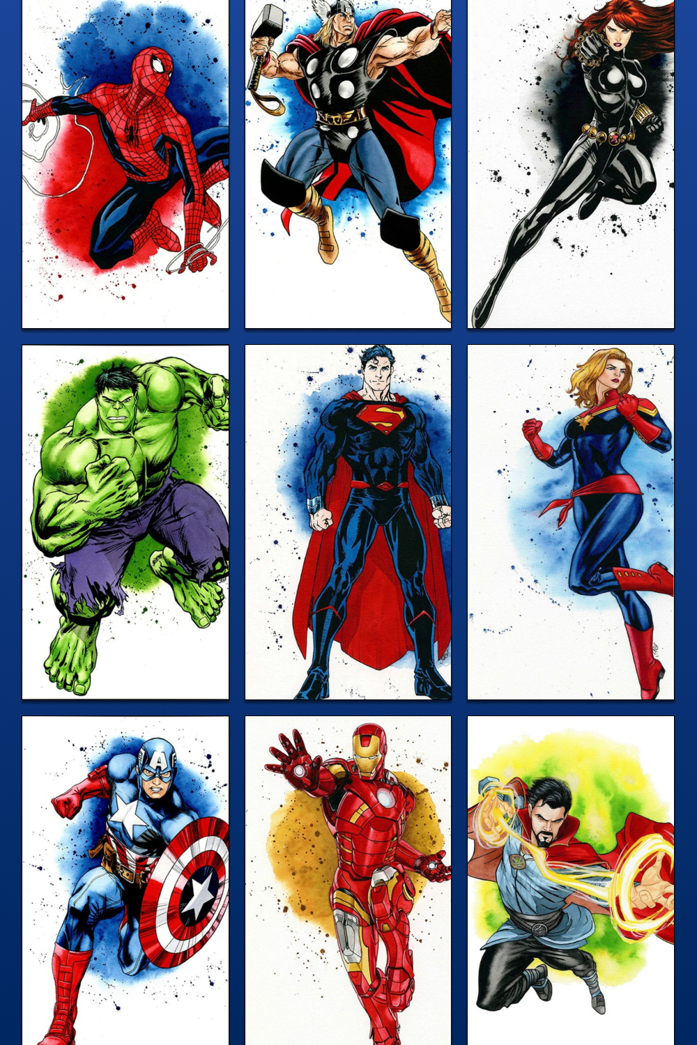 Cool images with superheroes.