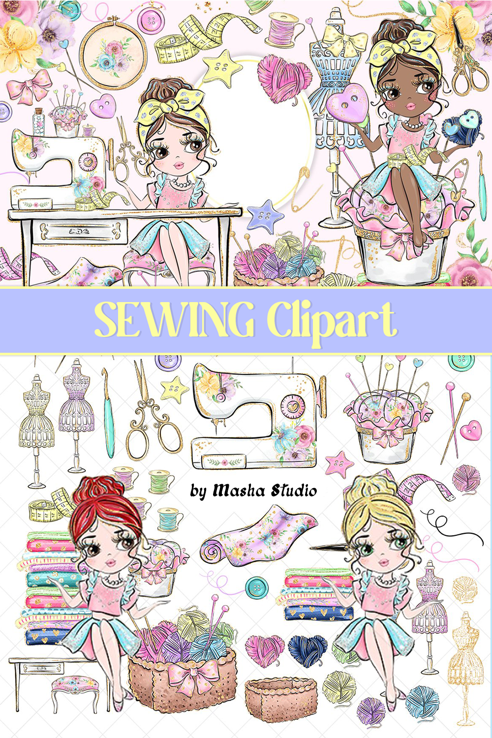Sewing clipart of pinterest.