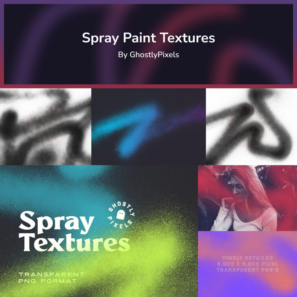 Spray Texture Rendering Spray Paint Textures – MasterBundles