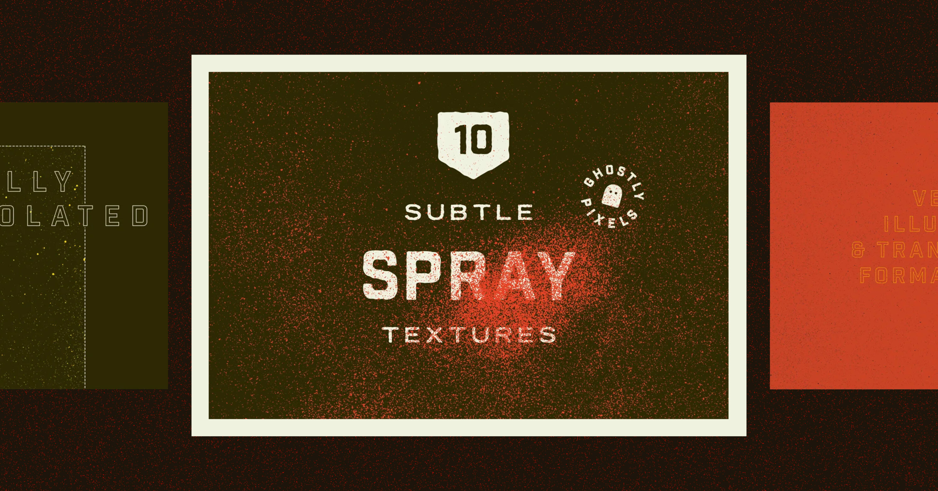 Subtle Spray Paint Textures facebook image.