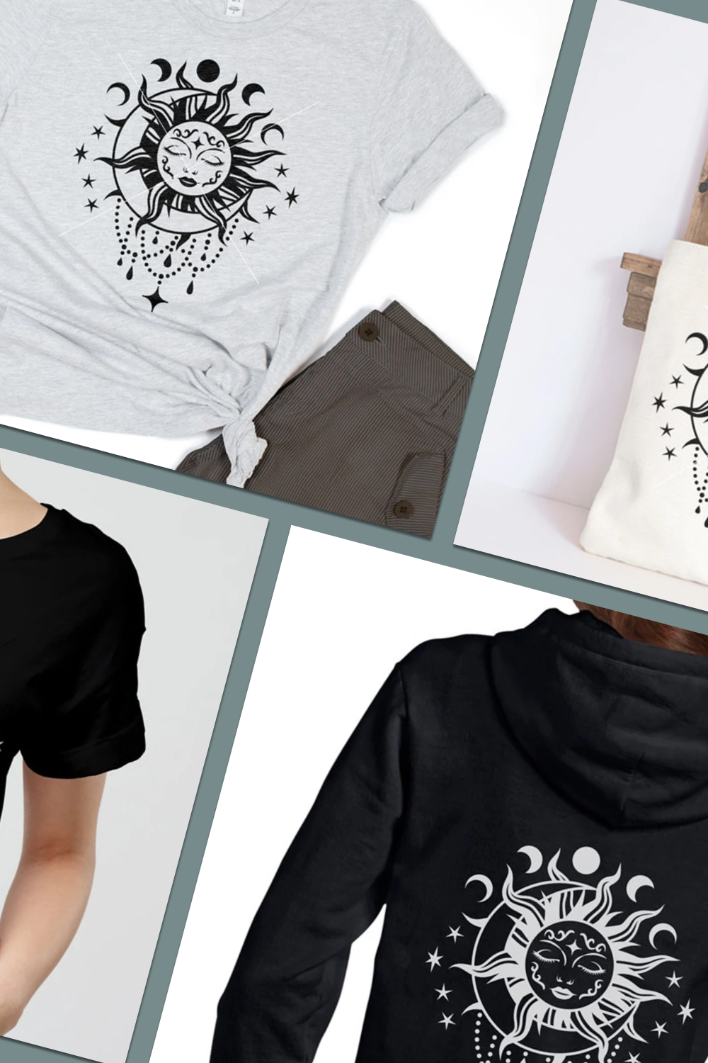 Preview of prints on casual clothes.