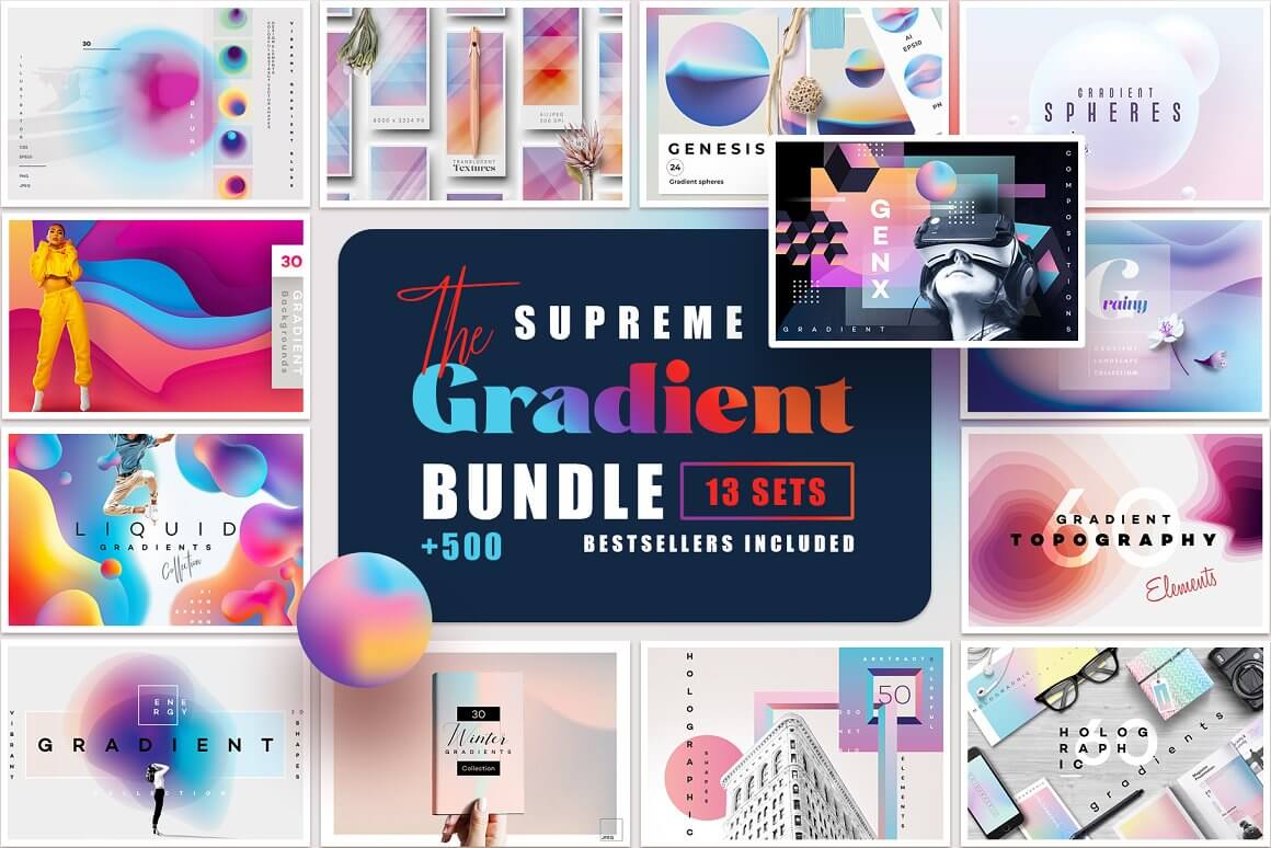 The Supreme Gradient Bundle, 13 Sets Bestsellers Included.