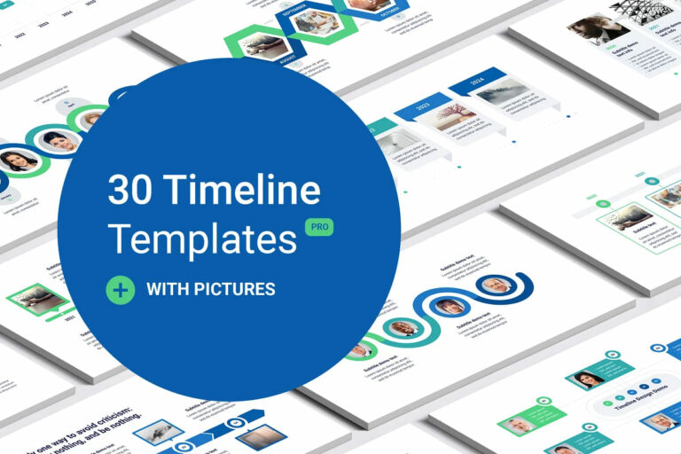 Timeline with Images Google Slides – MasterBundles