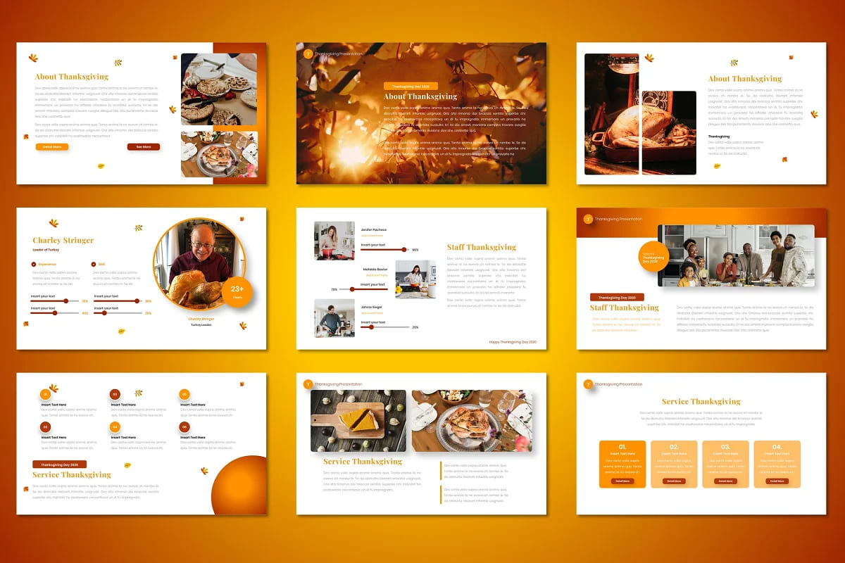 turkey thanksgiving powerpoint pages.