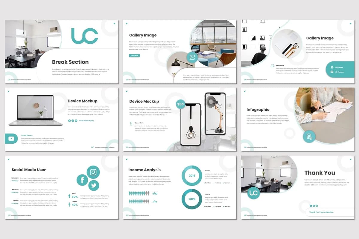 up cloop powerpoint template for your design.