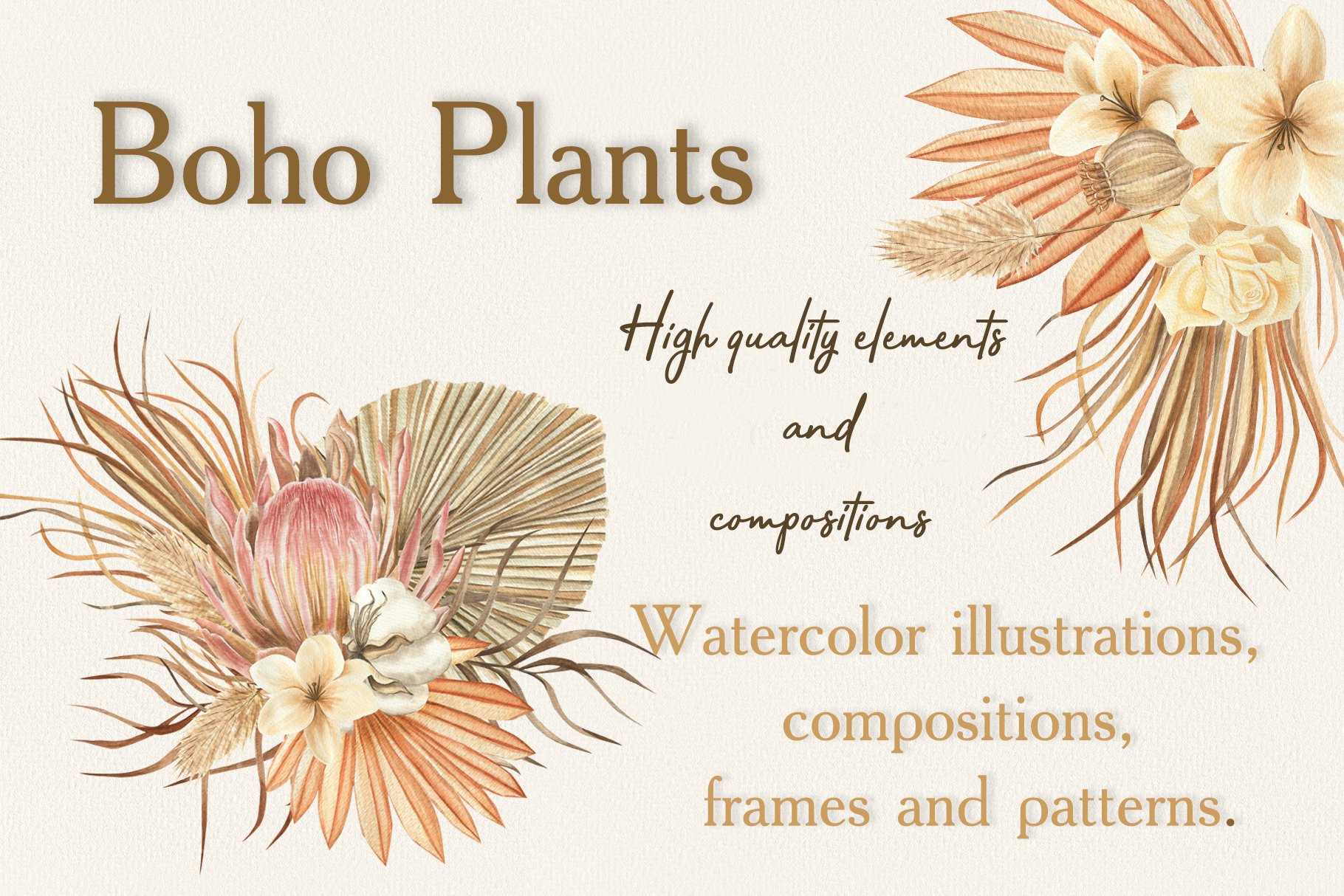 watercolor boho collection cover image