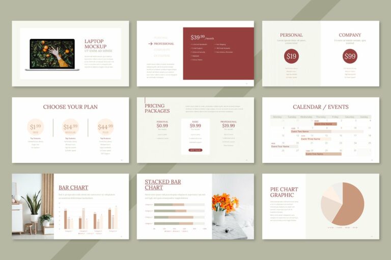 SlideDeck inar CoursePowerpoint MasterBundles