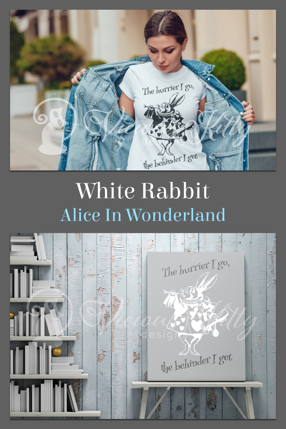 White rabbit alice in wonderland of pinterest.