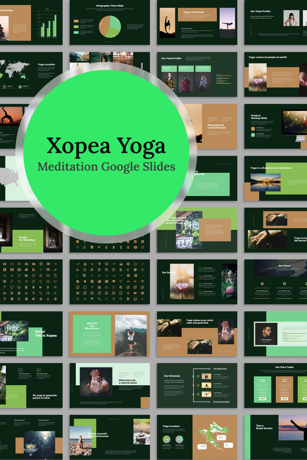 Xopea yoga meditation google slides of pinterest.