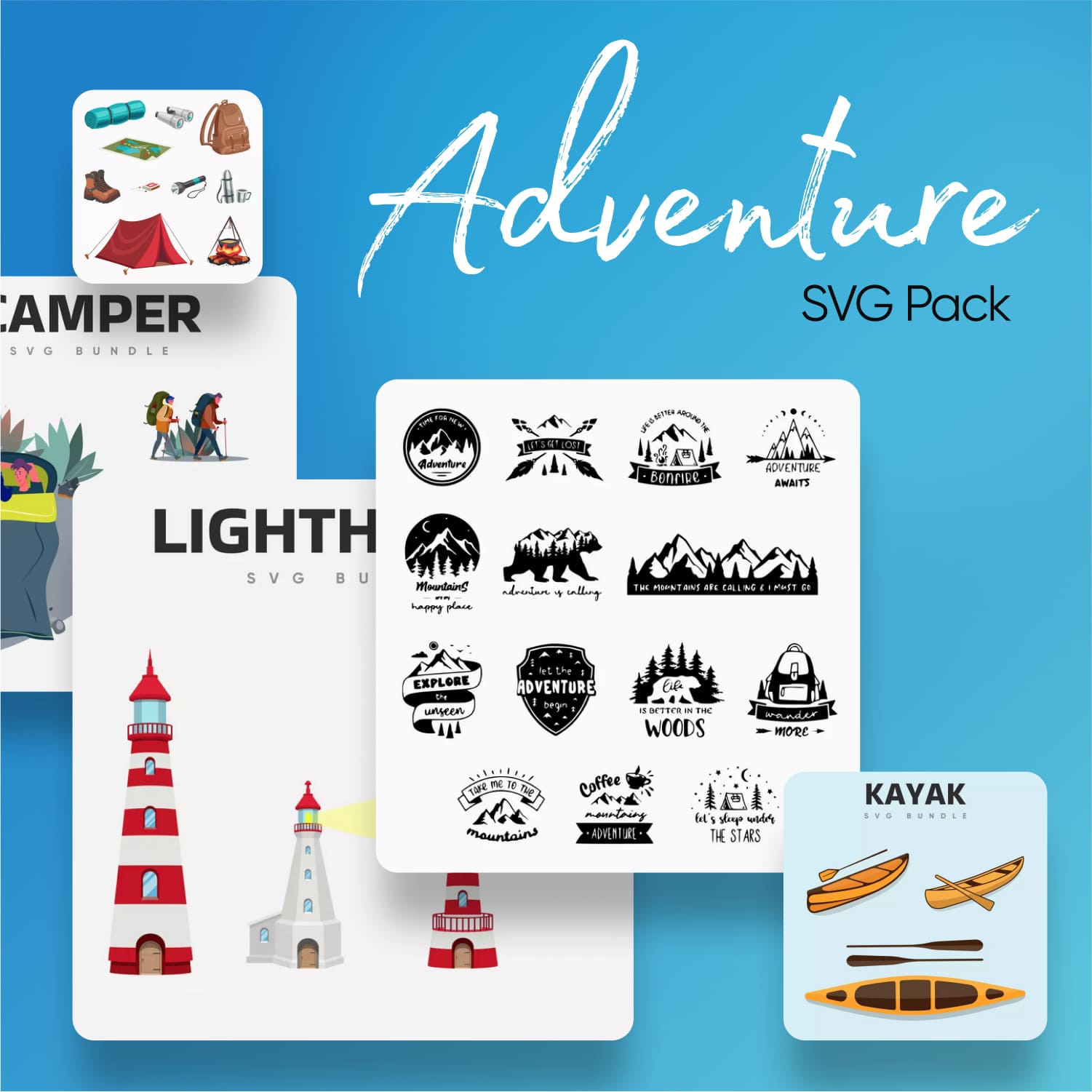 Adventure SVG Pack 1500 1.