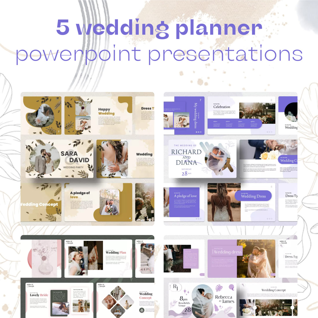 Wedding Planner Powerpoint Presentations 1500 1.