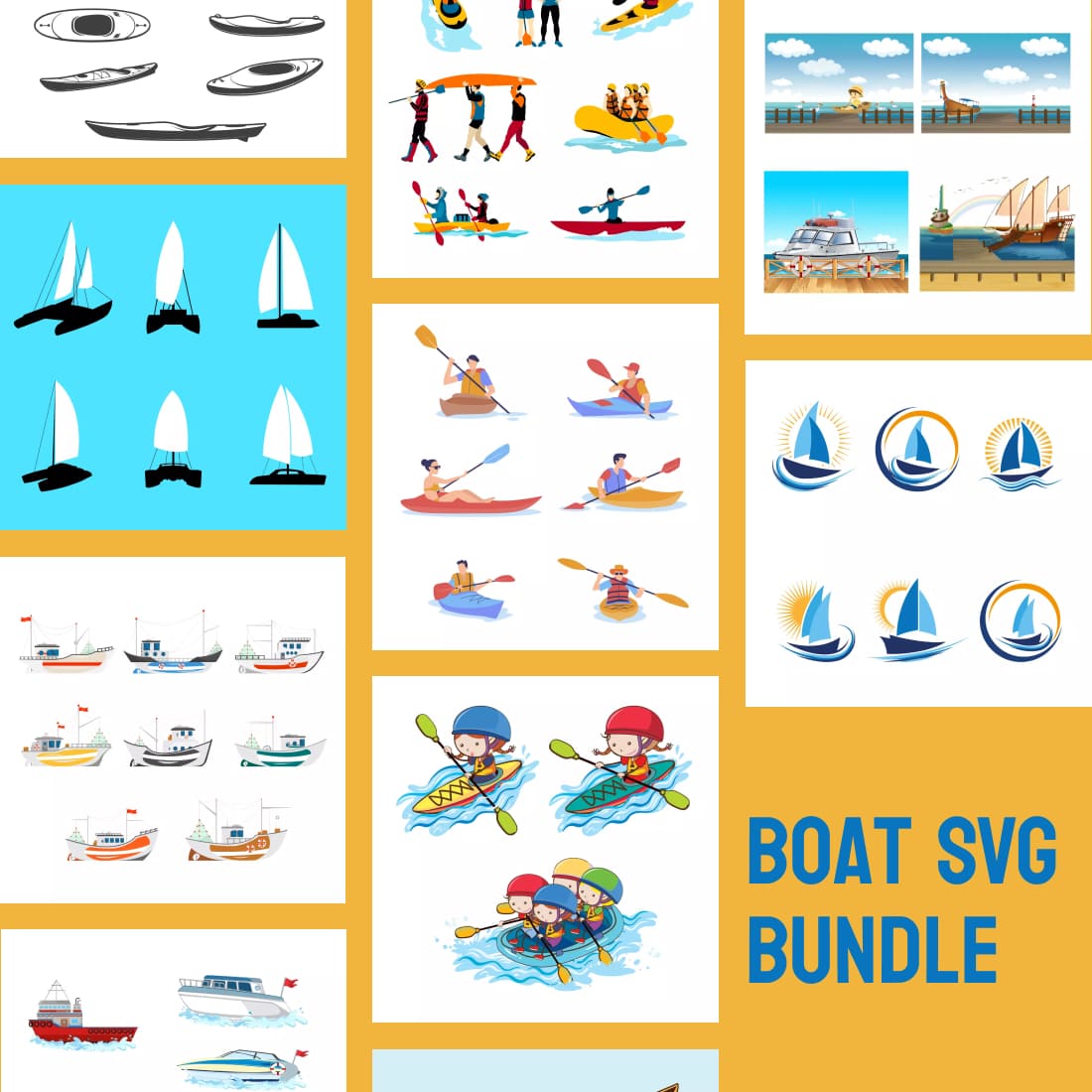 Boat SVG Bundle 1500 1.