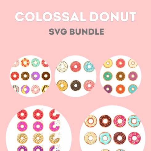 Donut SVG Bundle 1500 1.