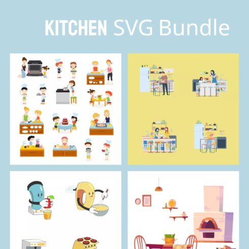 Kitchen SVG Bundle 1500 1.