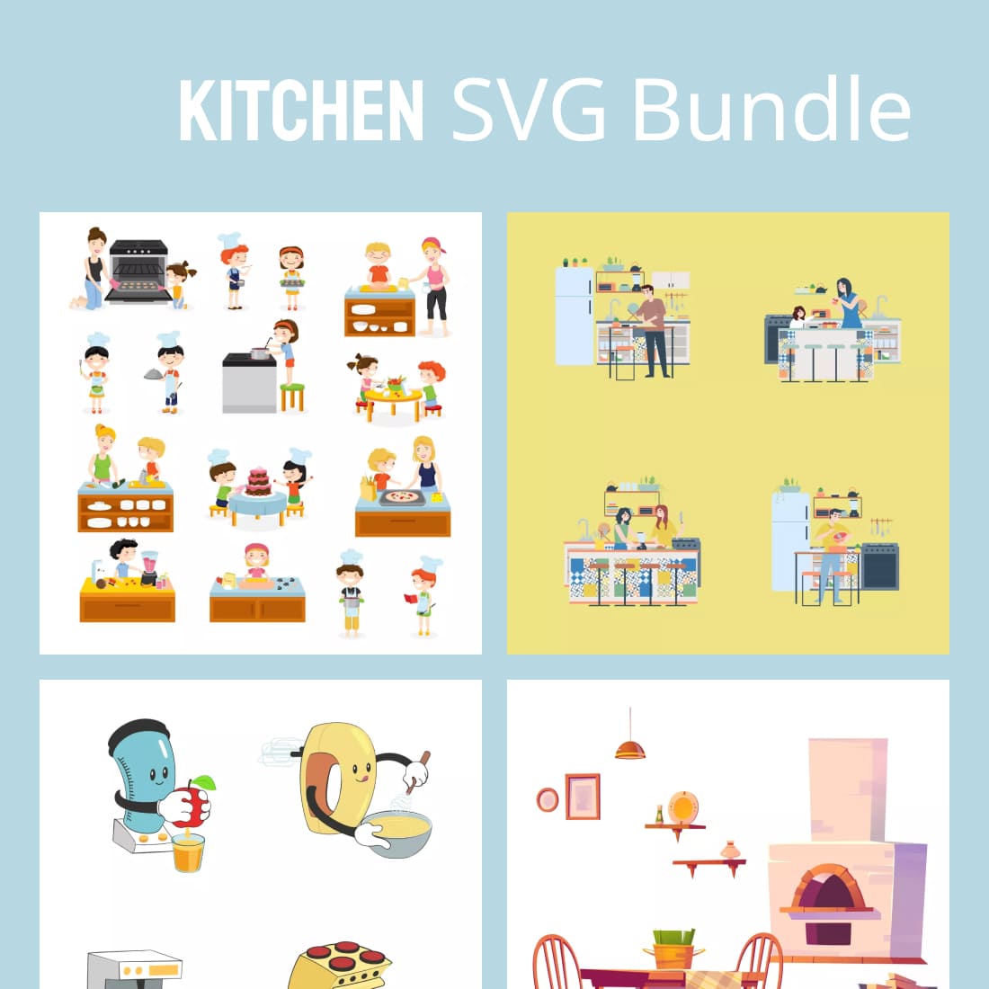 Kitchen SVG Bundle 1500 1.