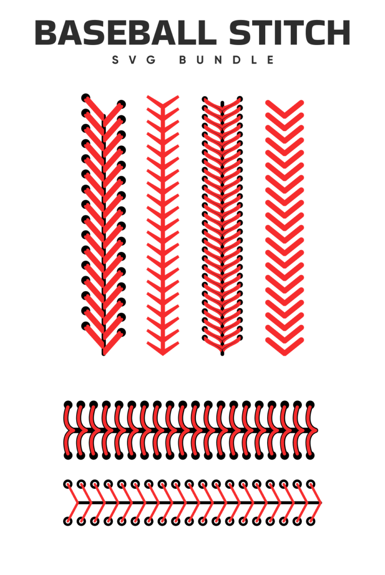 Baseball Stitch SVG Free MasterBundles