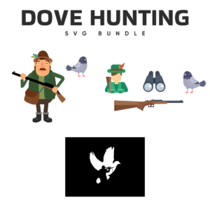 Prints of dove hunting svg bundle.